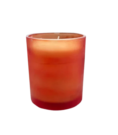 Red Glass Candle