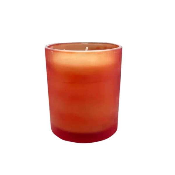 Red Glass Candle